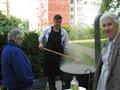 Petanque, varenie guláša, stavanie mája