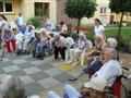 Letná činnosť seniorov v Domove